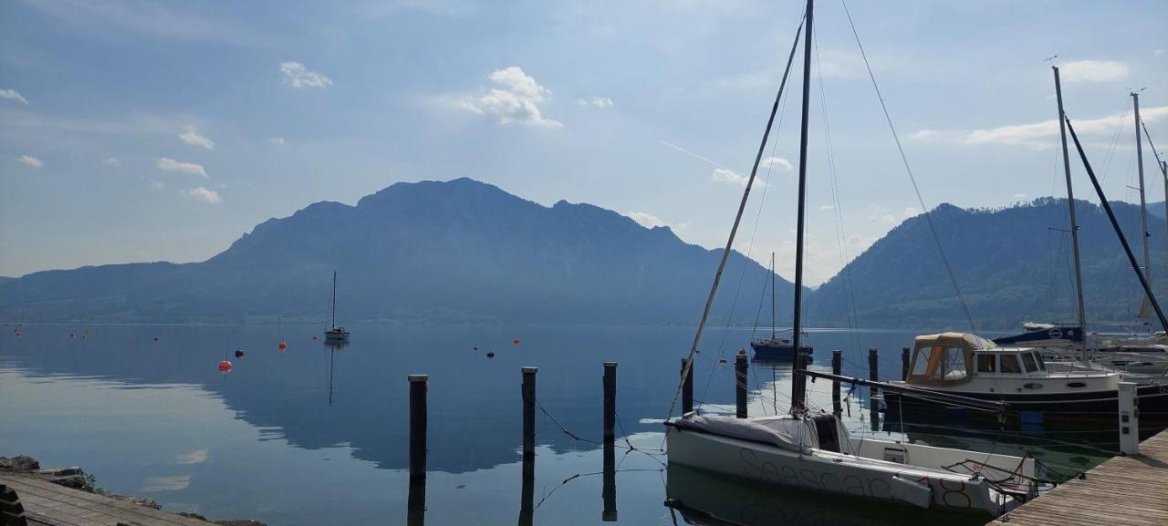 Ferienhaus Goldener Anker Unterach Am Attersee Exterior foto